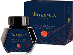 Waterman Audacious Red Fountain Pen Ink Review