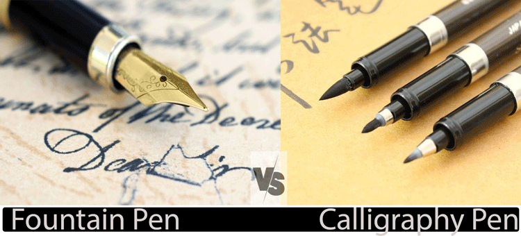 Fountain Pen vs. Calligraphy Pen